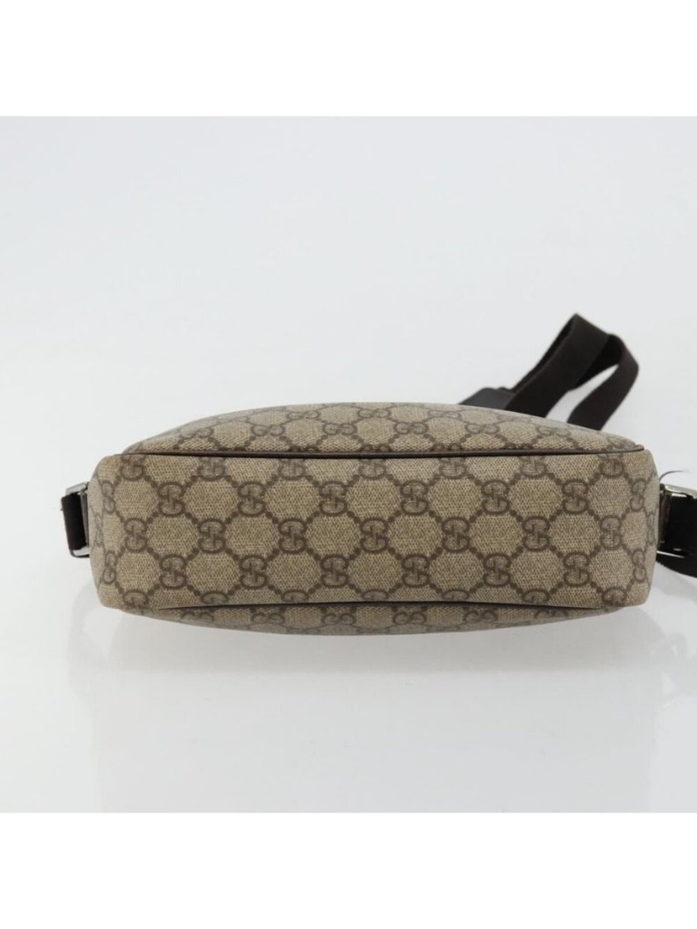 Authentic GUCCI GG Supreme Shoulder Bag PVC Beige Silver 114291 - Picture 16 of 16